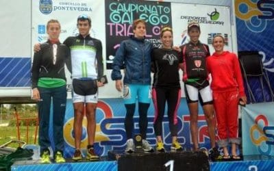 AÍDA VALIÑO E PABLO DAPENA, CAMPIÓNS GALEGOS DE TRÍATLON