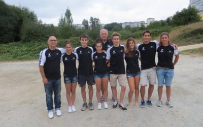 A SELECCIÓN ESPAÑOLA YOUTH DE PÉNTATLON MODERNO, CAMIÑO DO EUROPEO