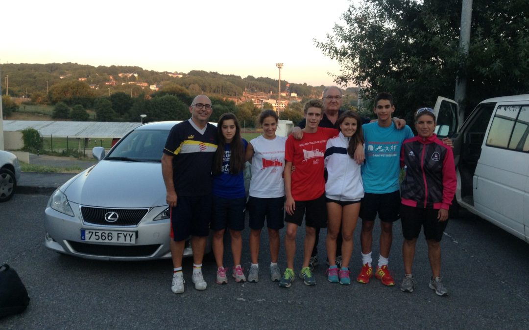 A selección española youth de péntatlon moderno prepara en Lugo o Europeo