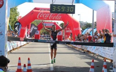 O binomio policía e triatleta