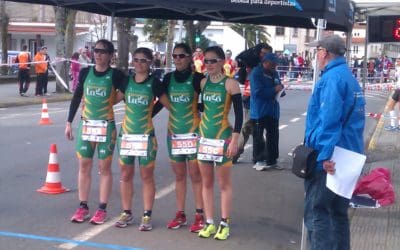 O TRI-PENTA TERRAS DE LUGO FEMININO, CUARTO NO CAMPIONATO DE ESPAÑA DE DUATLÓN CONTRA O RELOXO POR EQUIPOS