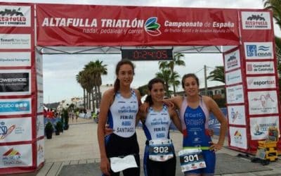 CARMEN GÓMEZ, CAMPIOA DE ESPAÑA DE ACUATLÓN CADETE EN ALTAFULLA