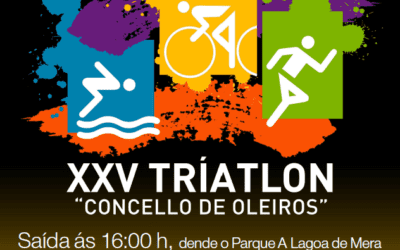 MARTA BARBEITO E PEDRO ANTONIO ESMORÍS, VENCEDORES DO TRÍATLON CONCELLO DE OLEIROS