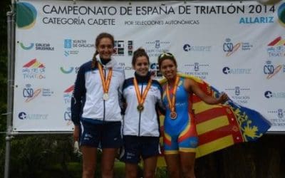 A SELECCIÓN GALEGA FEMININA GAÑA CAMPIONATO DE ESPAÑA DE TRÍATLON CADETE POR SELECCIÓNS AUTONÓMICAS