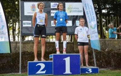 LAURA MONTES E CRISANTO GRAJALES, CAMPIÓNS GALEGOS DE ACUATLÓN