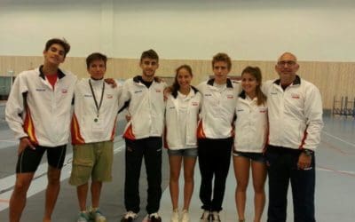 AROA FREIJE E RAÚL BLANCO, NA FINAL DO EUROPEO XUVENIL DE PÉNTATLON MODERNO