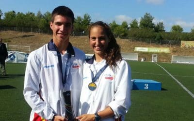 AROA FREIJE, PRATA NA PROBA DE RELEVOS MIXTOS DO CAMPIONATO DE EUROPA CADETE DE PÉNTATLON MODERNO