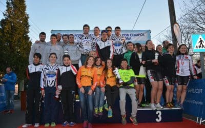 ARCADE INFORHOUSE E G.V. SPORTS, CAMPIÓNS GALEGOS DE DUATLÓN CONTRARELOXO POR EQUIPOS