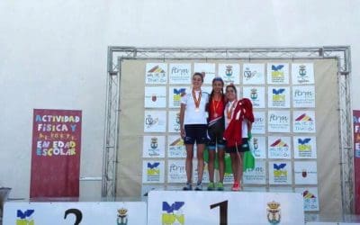 IRIA RODRÍGUEZ, PRATA NA PROBA INDIVIDUAL DO CAMPIONATO DE ESPAÑA DE TRÍATLON ESCOLAR POR SELECCIÓNS AUTONÓMICAS