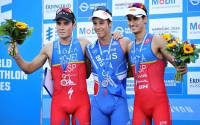 GÓMEZ NOYA, PRATA NAS SERIES MUNDIAIS DE TRÍATLON EN HAMBURGO