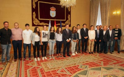 DÍA DE RECEPCIÓNS PARA O NOSO PENTACAMPIÓN DO MUNDO