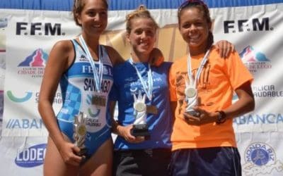 MELINA ALONSO E ANTONIO SERRAT, CAMPIÓNS GALEGOS DE TRÍATLON 2015