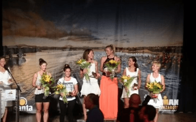 GRAN ACTUACIÓN DE SALETA CASTRO E AÍDA VALIÑO NO 70.3 DE LANZAROTE