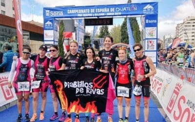 CIDADE DE LUGO FLUVIAL, PRATA NO CAMPIONATO DE ESPAÑA DE DÚATLON POR RELEVOS MASCULINO E FEMININO