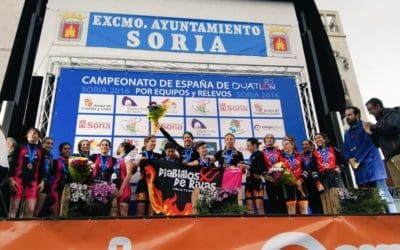 CIDADE DE LUGO FLUVIAL, PRATA NO CAMPIONATO DE ESPAÑA DE DÚATLON POR EQUIPOS