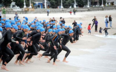 MARTA BARBEITO E ALBERTO CASTIÑEIRA, GAÑADORES DO X TRÍATLON DE RIAZOR