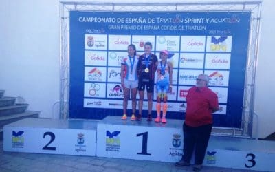 IRIA RODRÍGUEZ, CAMPIOA DE ESPAÑA DE TRÍATLON NA CATEGORÍA CADETE