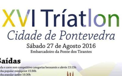 CASE CATROCENTOS PARTICIPANTES NO TRÍATLON CIDADE DE PONTEVEDRA, QUE SE CELEBRA O 27 DE AGOSTO