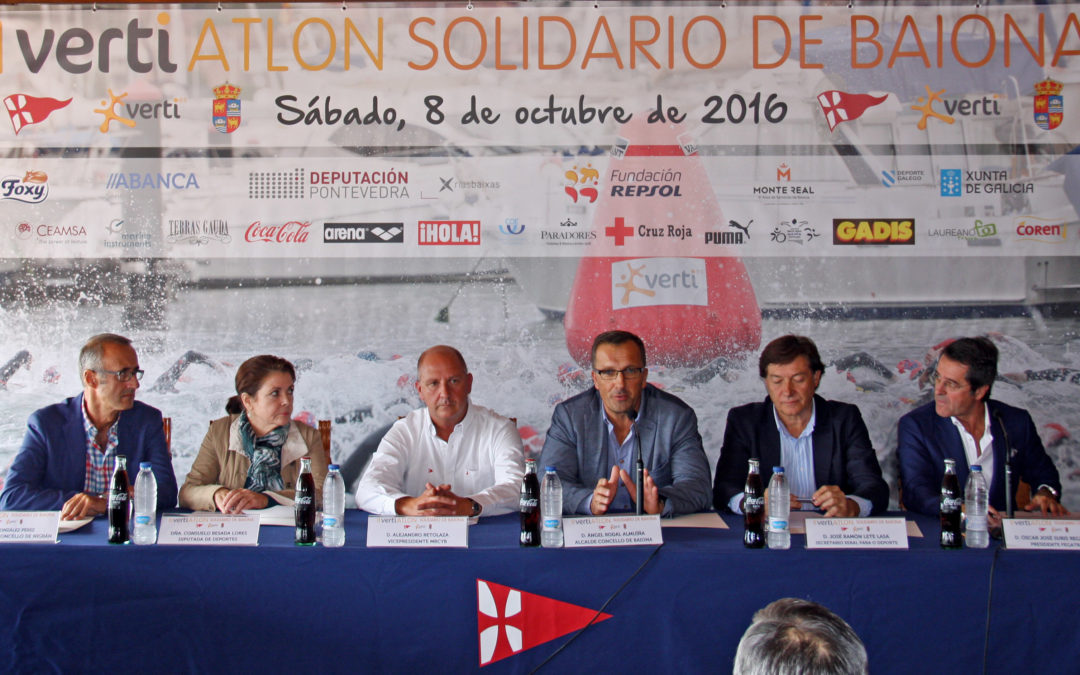 O II Vertiatlón Solidario reunirá a máis de  200 deportistas este sábado 8 de outubro en Baiona