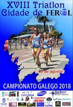 INSCRICIÓN XVIII TRÍATLON CONCELLO DE FERROL/CTO GALEGO TRÍATLON 2018 (19/08/2018)