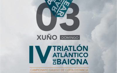 O 3 DE XUÑO CELEBRARASE O CAMPIONATO GALEGO DE TRÍATLON SEN DRAFTING EN BAIONA