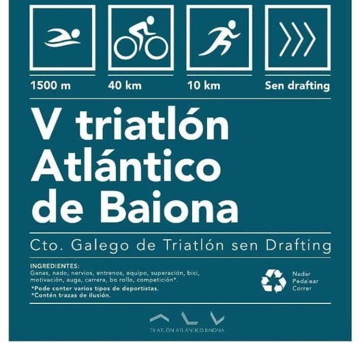 Inscrición V TRÍATLON ATLÁNTICO-BAIONA/CTO GALEGO TRÍATLON ESTANDAR SEN DRAFTING – Entrega de dorsais en Transición