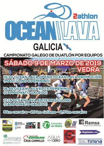 Horarios saída Equipos /Reunión Técnica- Ocean Lava Galicia-Cpto Galego de Dúatlon por  Equipos