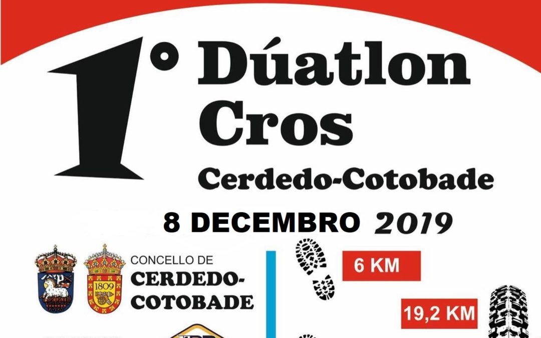 COMUNICADO ORGANIZACIÓN DÚATLON CROS CERDEDO-COTOBADE- CAMBIO DE DATA A 8 DE DECEMBRO