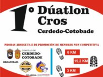 INSCRICIÓN I DÚATLON CROS CONCELLO CERDEDO-COTOBADE (08/12/2019)
