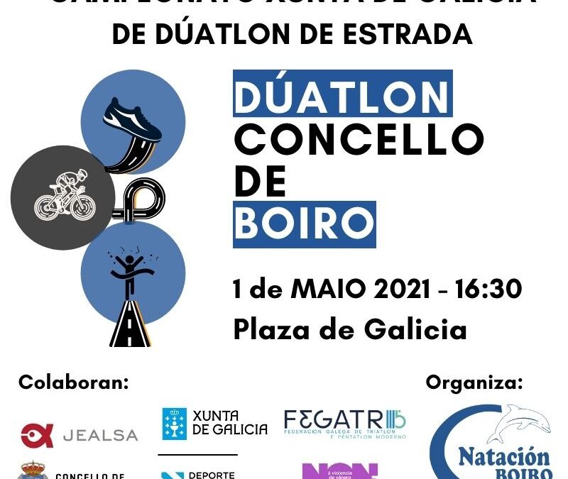CAMPIONATO XUNTA DE GALICIA DÚATLON ESTRADA – CONCELLO DE BOIRO (01/05/2021)