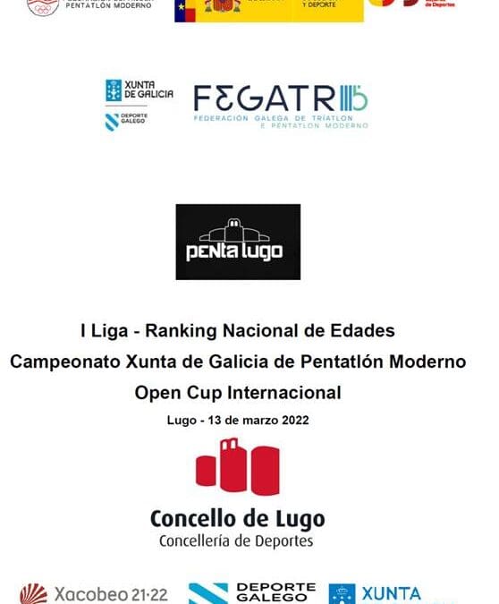 I Liga Ranking Nacional de Idades de Péntatlon Moderno- Open Cup Internacional- Cpto Xunta de Galicia de Péntatlon Moderno