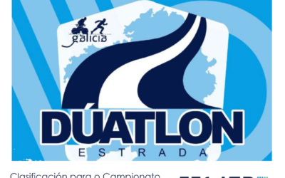 Clasificación para o Campionato Galego de Dúatlon de Estrada e do Circuíto a falta da disputa da última proba