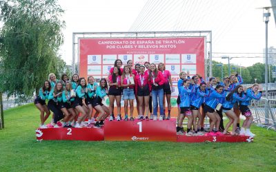 O Cidade de Lugo Fluvial gaña os Campionatos de España de Tríatlon por Clubs masculino e feminino de Primeira División.