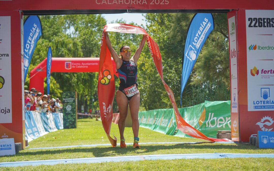 Destacan os galegos nos Campionatos de España de Tríatlon Cros, Acuatlón e Dúatlon Cros 2025 en Calahorra