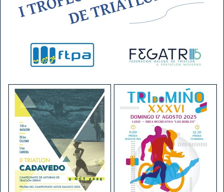 Lugo e Cadavedo serán as sedes do I Trofeo Astur Galaico de Triatlón