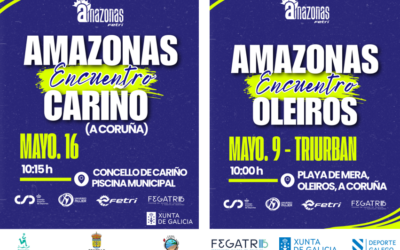 Encontro de promoción de nenos e nenas de categorías menores e Encontro Amazonas- Oleiros e Cariño (3 e 16 de maio de 2026)