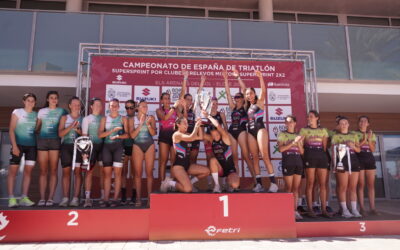 Cidade de Lugo Fluvial feminino e Peñota Dental masculino pechan a tempada das Ligas Nacionais de Tríatlon en Arenales del Sol